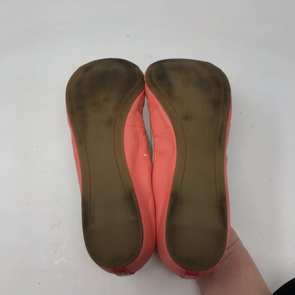 J Crew Marley Pink Patent Ballet Flats Shoes 50483 - Picture 4 of 8